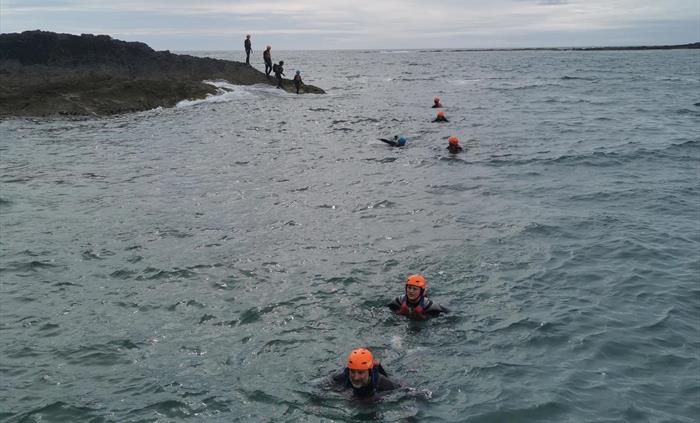 Explore the Gower with us on one of our coasteering adventures.